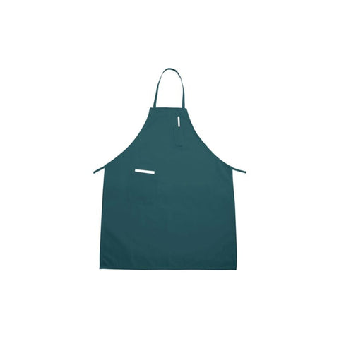 APRON, FULL LENGTH BIB, POCKET, GREEN