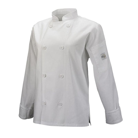 CHEF JACKET, L, M,S, WHITE, LONG SLEEVE