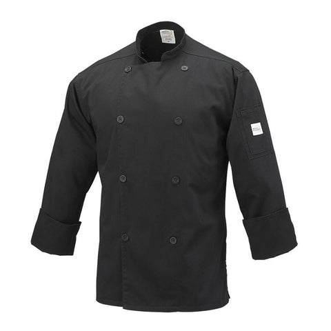 CHEF JACKET, M, L, S, BLACK, LONG SLEEVE