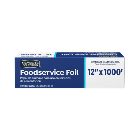 ALUMINUM FOIL, ROLL, 12" x 1000'