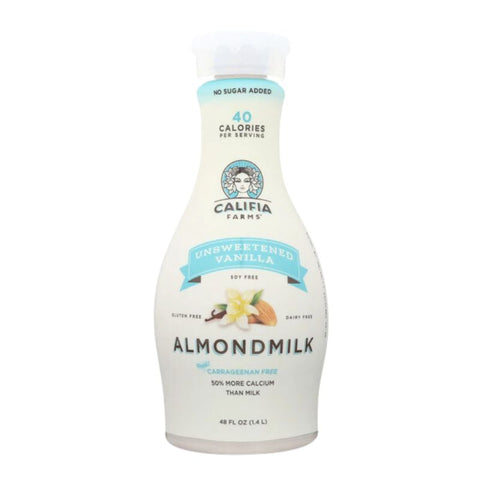 ALMOND MILK, UNSWEETENED, VANILLA, 1.4L