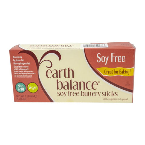 MARGARINE SOY FREE, BUTTERY STICKS, 454G