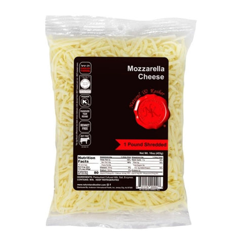 MOZZARELLA CHEESE, LOW MOUSTURE, SHREDDED, 453G