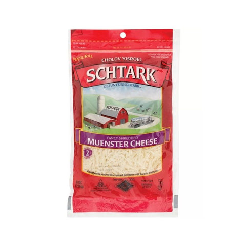 KOSHER, FANCY MUENSTER, SHREDDED CHEESE, 226G