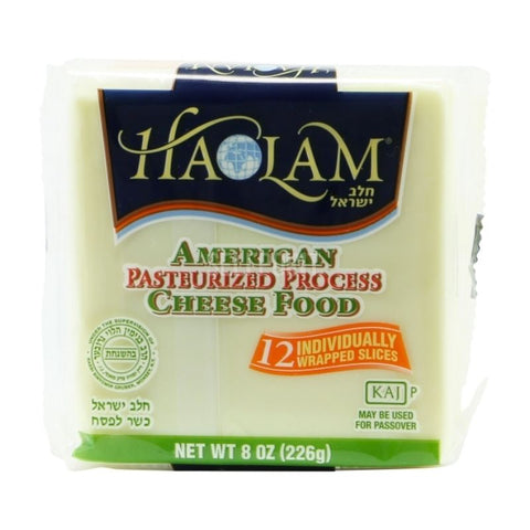 KOSHER, WHITE AMERICAN CHEESE, 12 SLICED