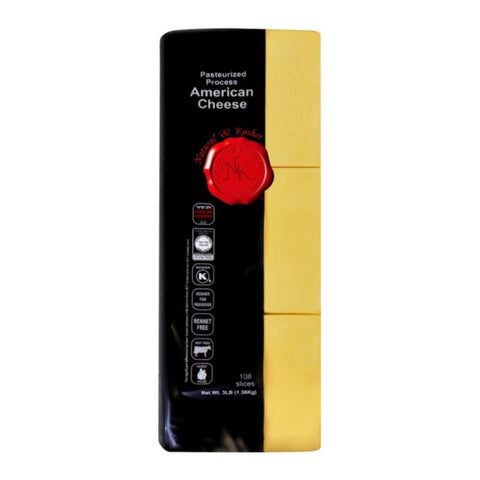 YELLOW AMERICAN CHEESE, 1.36KG