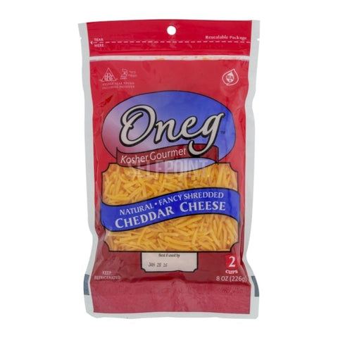 KOSHER, CHEDDAR CHEESE, SHREDDED, 226 G