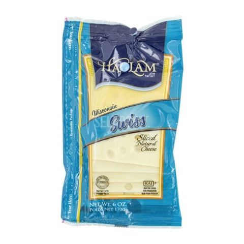 KOSHER, WISCOUNIN SWISS, SLICED, 170G
