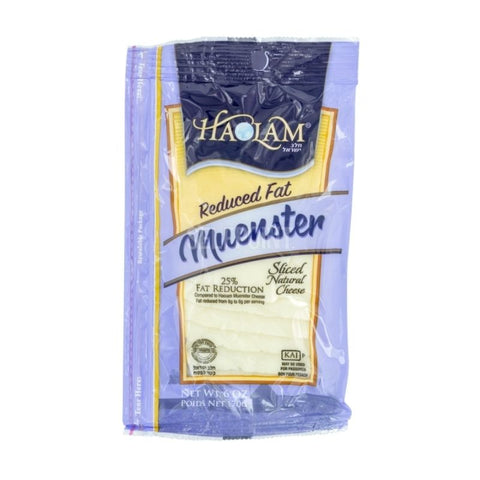 KOSHER, MUENSTER,SLICED, REDUCED FAT, 170G