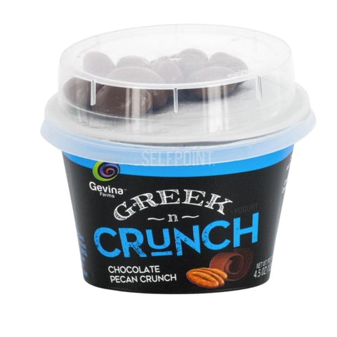 KOSHER, GREEK CRUNCH, CHOCOLATE PECAN, YOGURT, 4.5 OZ