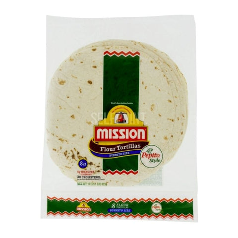 FLOUR TORTILLAS, 8CT