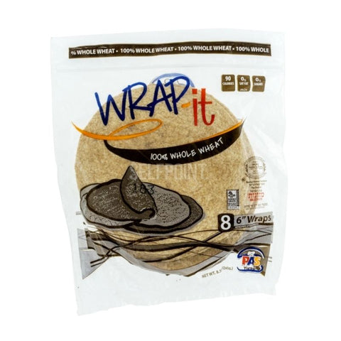 WRAP WHOLE WHEAT, 6"