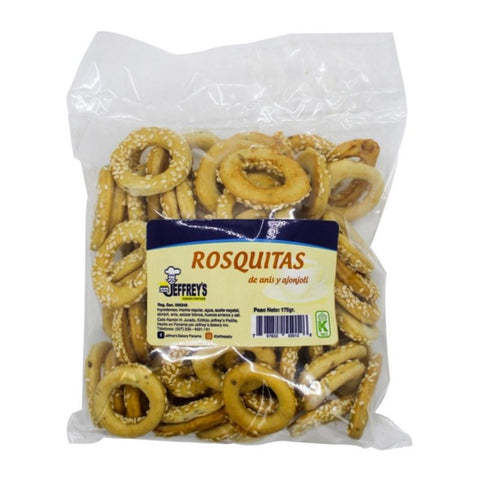 KOSHER, BREAD RINGS, ANISE AND SESAME