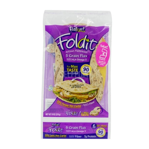 KOSHER, ARTISAN FLATBREADS, 5 GRAIN FLAX