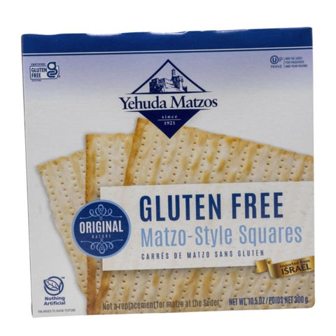KOSHER, MATZO STYLE SQUARES, GLUTEN FREE