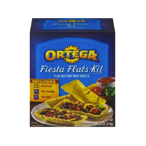 TACO FLATS FIESTA KIT, 12 CT