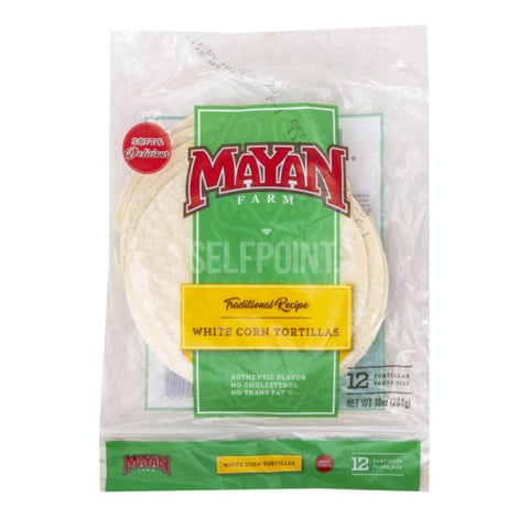 WHITE CORN TORTILLAS,12CT