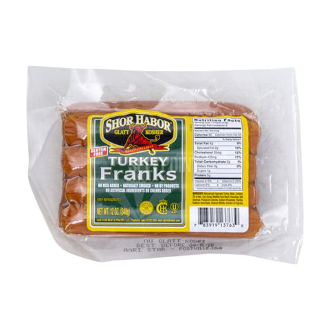 KOSHER, TURKEY FRANK, HOT DOG, 453G