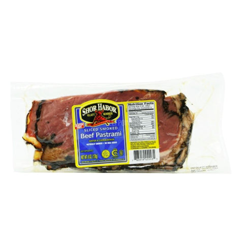 BEEF PASTRAMI, SMOKED, SLICED, 170G